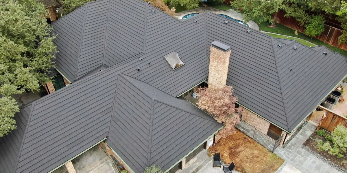 DECRA Metal Roofing roof - Shake Charcoal